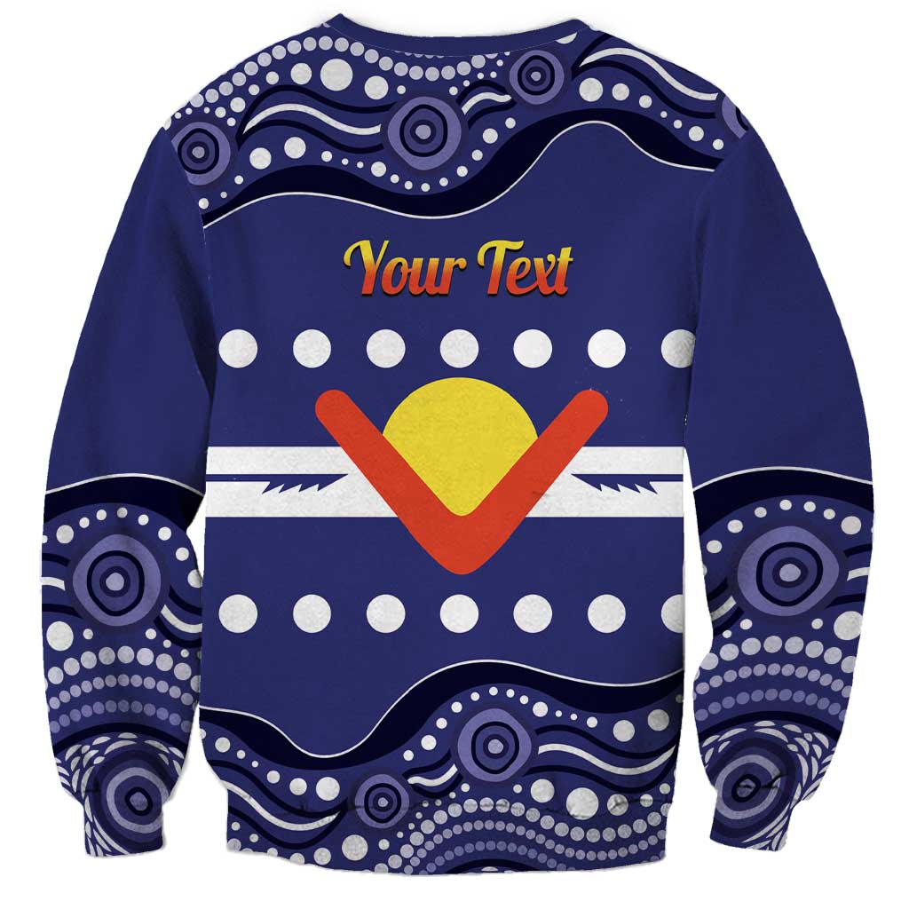 Personalised Ngarrindjeri Nation Sweatshirt Aboriginal Australian Flag Style