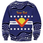 Personalised Ngarrindjeri Nation Sweatshirt Aboriginal Australian Flag Style