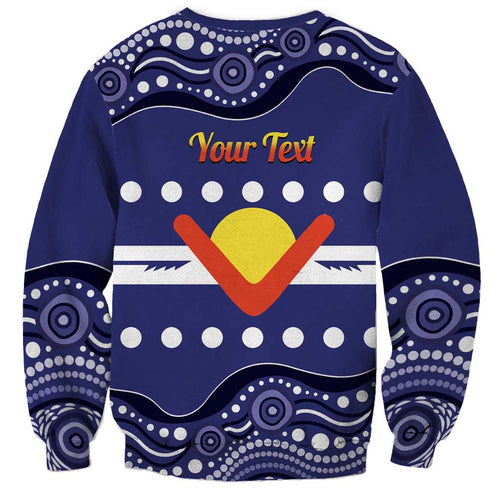 Personalised Ngarrindjeri Nation Sweatshirt Aboriginal Australian Flag Style