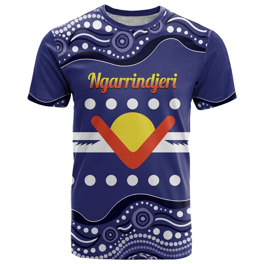 Personalised Ngarrindjeri Nation T Shirt Aboriginal Australian Flag Style