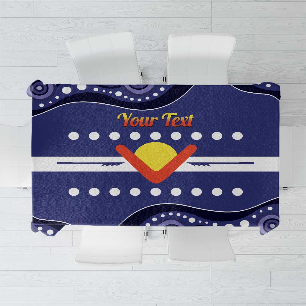 Personalised Ngarrindjeri Nation Tablecloth Aboriginal Australian Flag Style