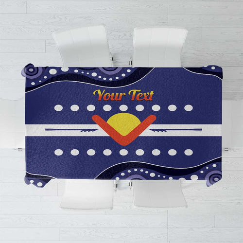 Personalised Ngarrindjeri Nation Tablecloth Aboriginal Australian Flag Style