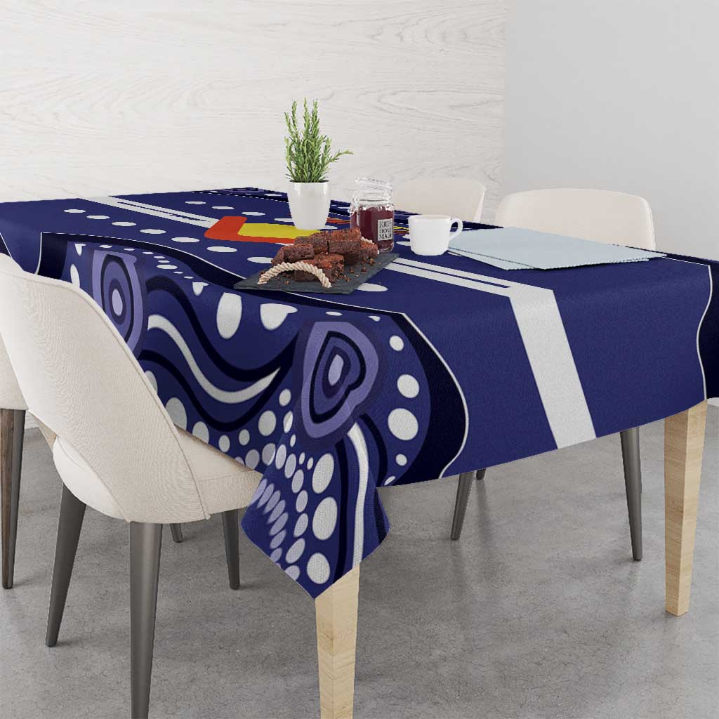 Personalised Ngarrindjeri Nation Tablecloth Aboriginal Australian Flag Style