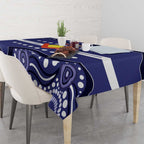 Personalised Ngarrindjeri Nation Tablecloth Aboriginal Australian Flag Style