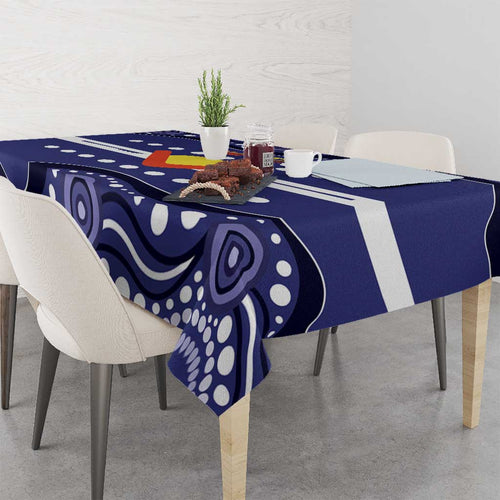 Personalised Ngarrindjeri Nation Tablecloth Aboriginal Australian Flag Style