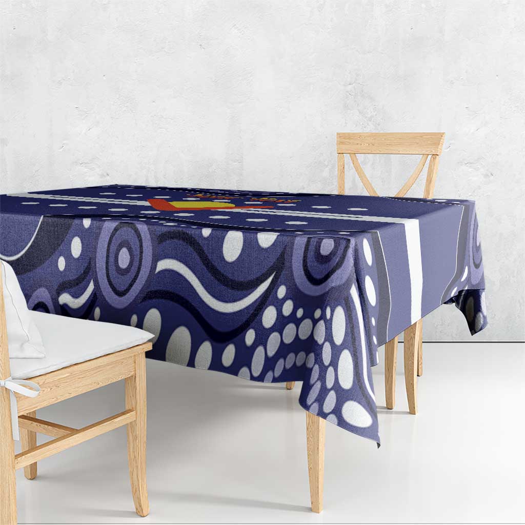 Personalised Ngarrindjeri Nation Tablecloth Aboriginal Australian Flag Style
