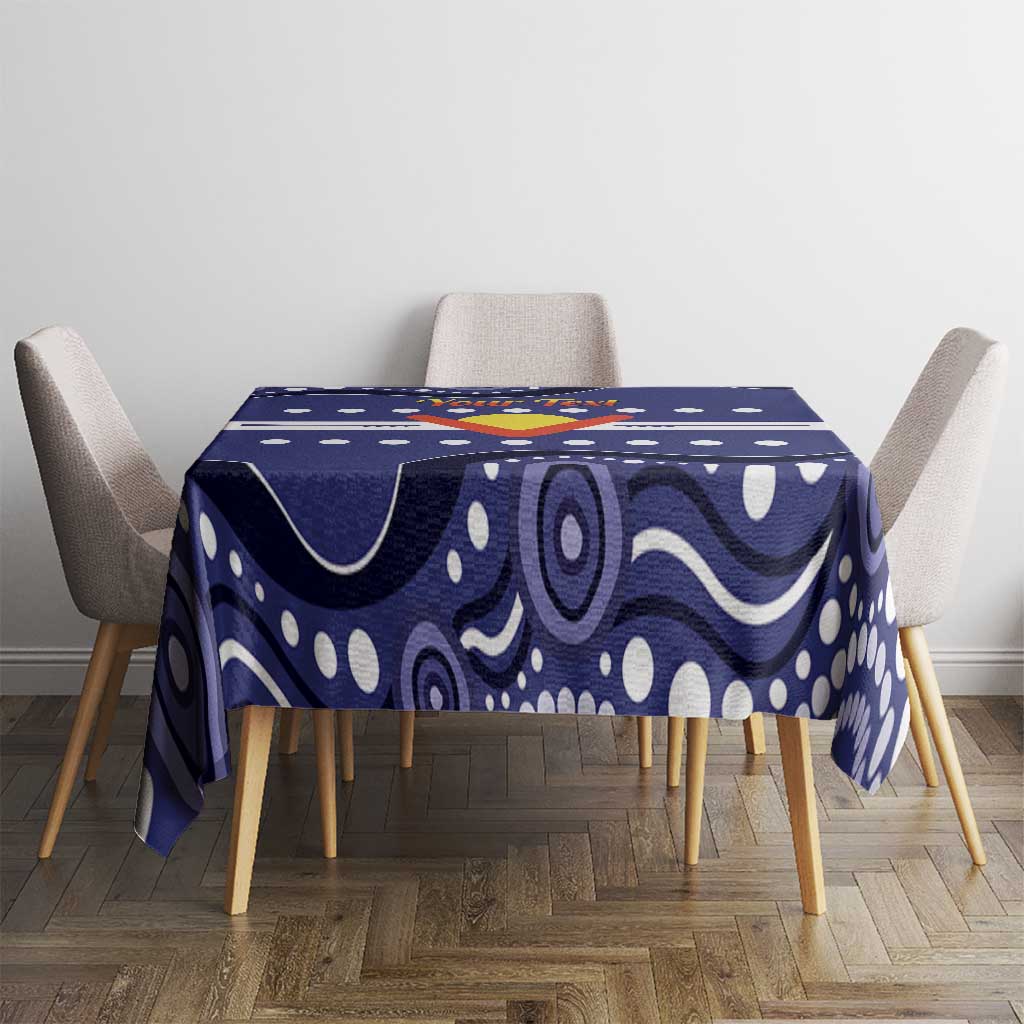Personalised Ngarrindjeri Nation Tablecloth Aboriginal Australian Flag Style