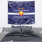 Personalised Ngarrindjeri Nation Tapestry Aboriginal Australian Flag Style