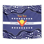 Personalised Ngarrindjeri Nation Tapestry Aboriginal Australian Flag Style