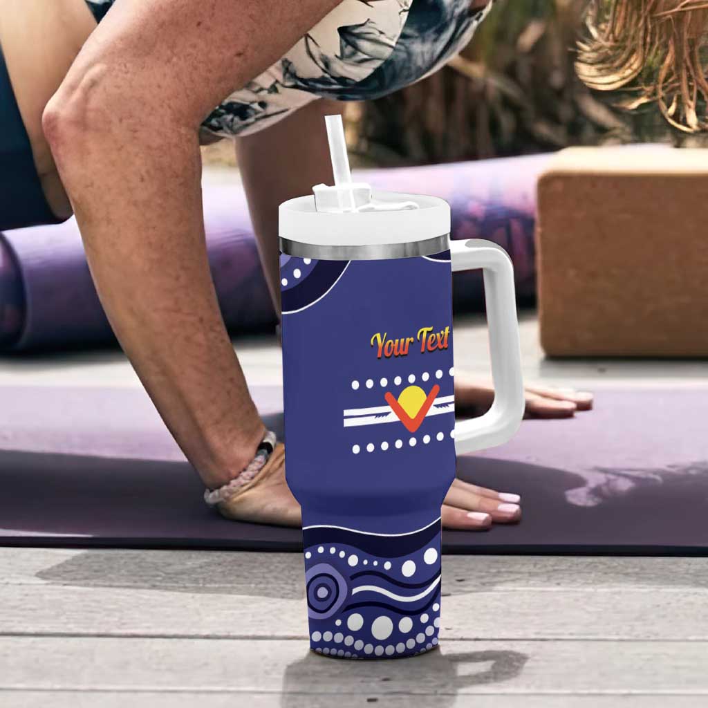 Personalised Ngarrindjeri Nation Tumbler With Handle Aboriginal Australian Flag Style