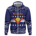 Personalised Ngarrindjeri Nation Zip Hoodie Aboriginal Australian Flag Style