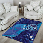 Australia Ngarrindjeri Area Rug Animal Aboriginal Art