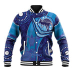 Australia Ngarrindjeri Baseball Jacket Animal Aboriginal Art