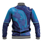 Australia Ngarrindjeri Baseball Jacket Animal Aboriginal Art