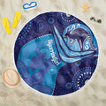 Australia Ngarrindjeri Beach Blanket Animal Aboriginal Art