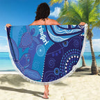 Australia Ngarrindjeri Beach Blanket Animal Aboriginal Art