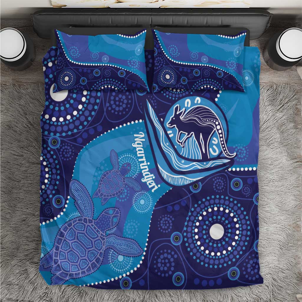 Australia Ngarrindjeri Bedding Set Animal Aboriginal Art