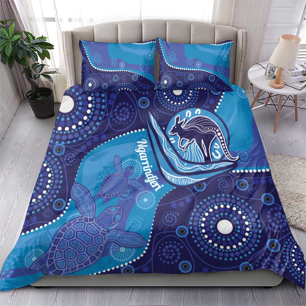 Australia Ngarrindjeri Bedding Set Animal Aboriginal Art