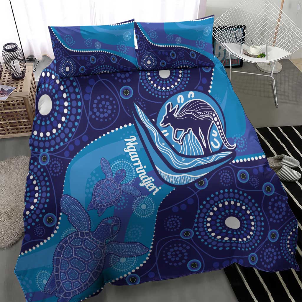 Australia Ngarrindjeri Bedding Set Animal Aboriginal Art