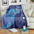 Australia Ngarrindjeri Blanket Animal Aboriginal Art