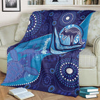 Australia Ngarrindjeri Blanket Animal Aboriginal Art