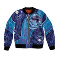 Australia Ngarrindjeri Bomber Jacket Animal Aboriginal Art