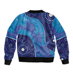 Australia Ngarrindjeri Bomber Jacket Animal Aboriginal Art