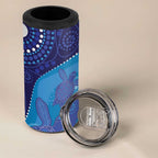Australia Ngarrindjeri 4 in 1 Can Cooler Tumbler Animal Aboriginal Art