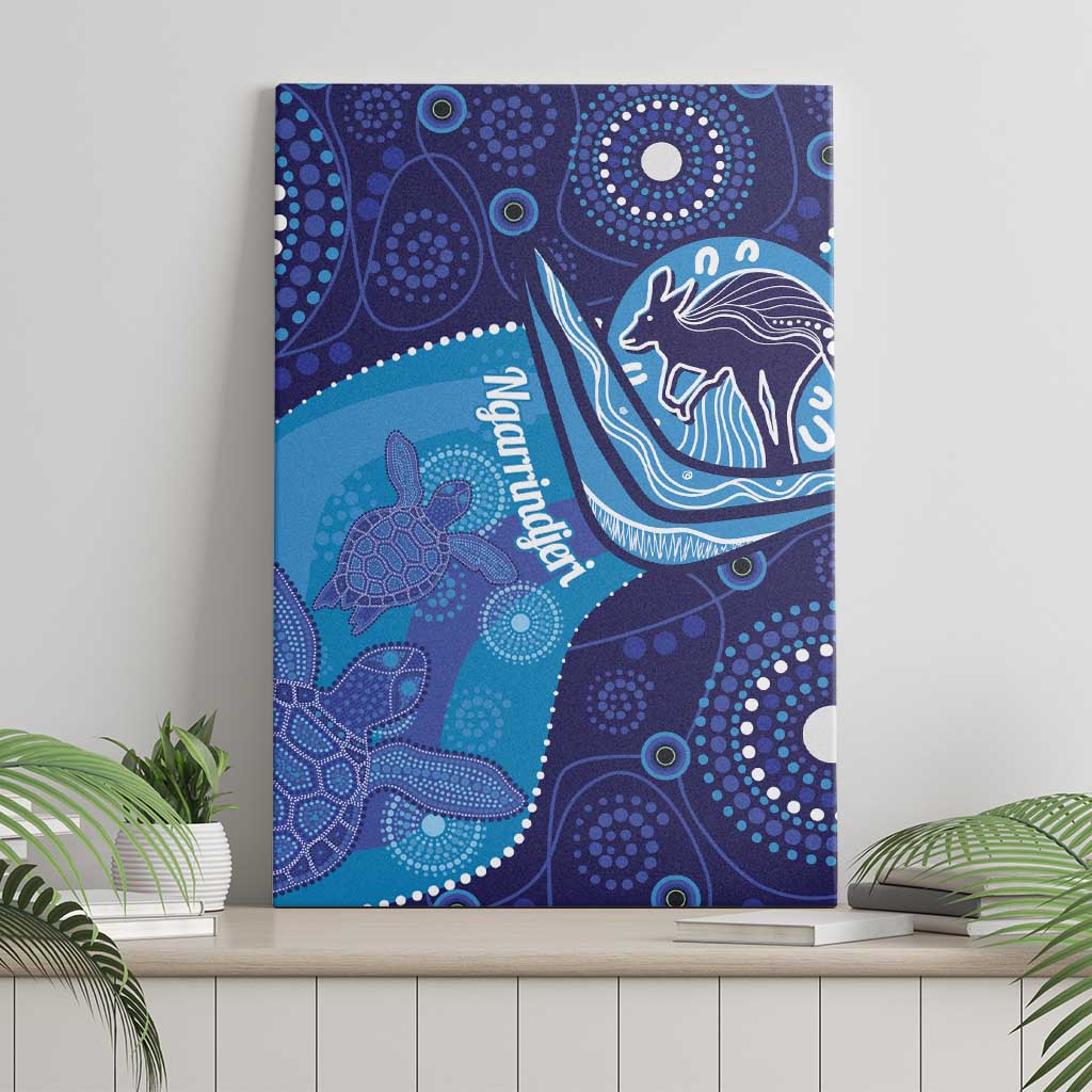 Australia Ngarrindjeri Canvas Wall Art Animal Aboriginal Art