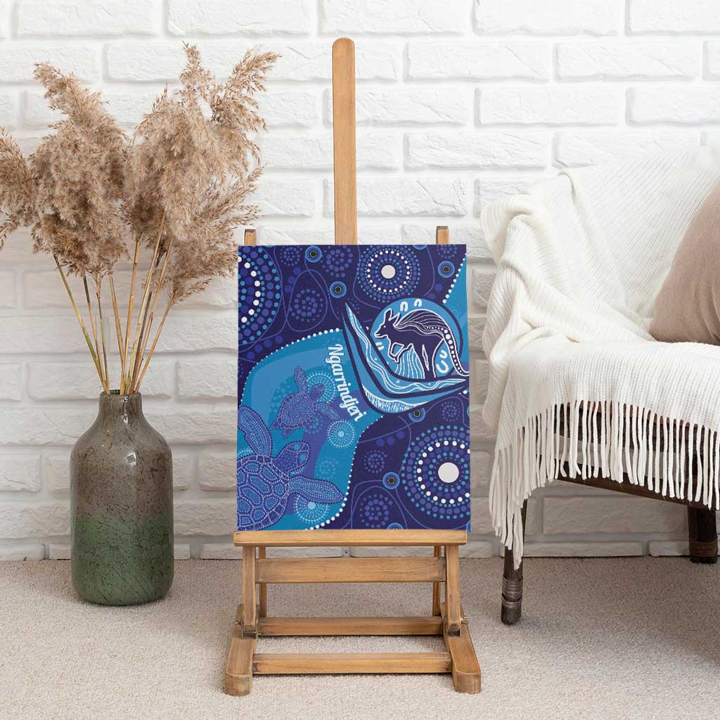 Australia Ngarrindjeri Canvas Wall Art Animal Aboriginal Art