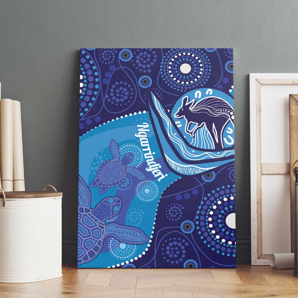 Australia Ngarrindjeri Canvas Wall Art Animal Aboriginal Art