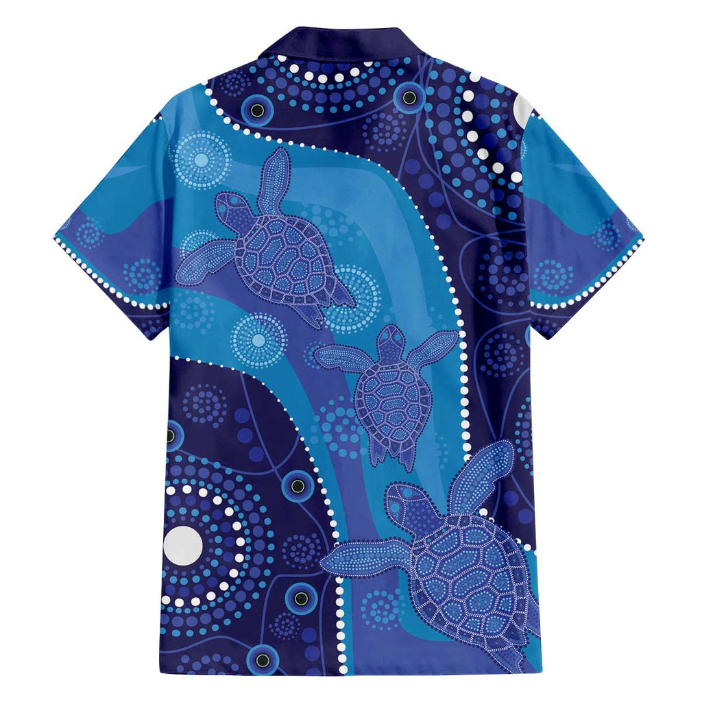 Australia Ngarrindjeri Family Matching Off The Shoulder Long Sleeve Dress and Hawaiian Shirt Animal Aboriginal Art