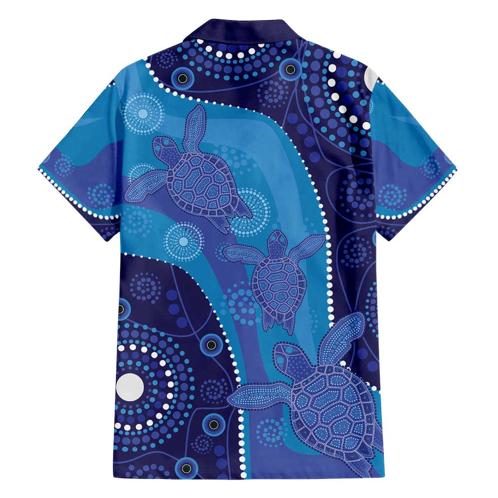 Australia Ngarrindjeri Family Matching Off Shoulder Short Dress and Hawaiian Shirt Animal Aboriginal Art