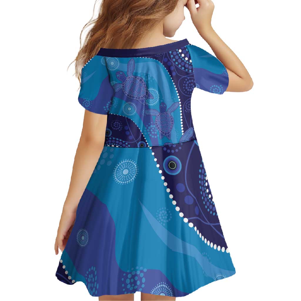 Australia Ngarrindjeri Family Matching Summer Maxi Dress and Hawaiian Shirt Animal Aboriginal Art