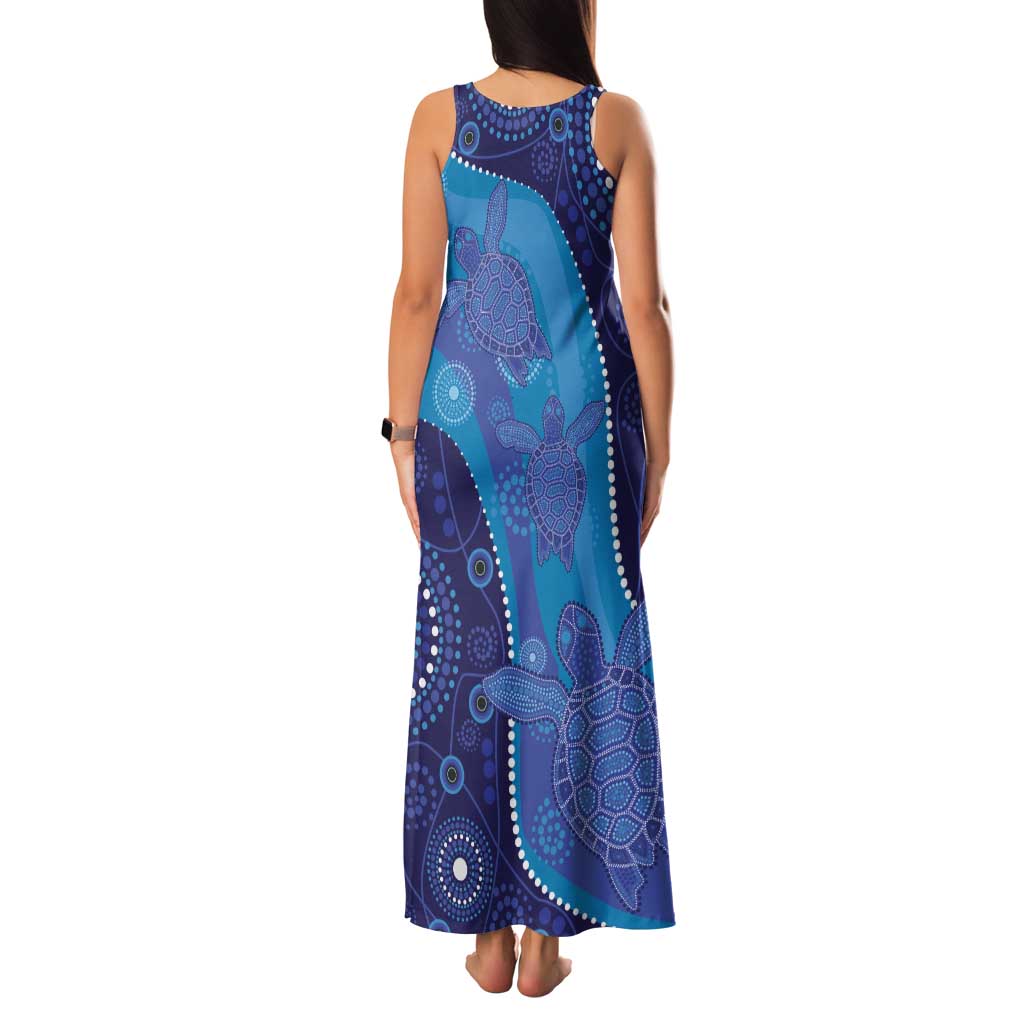 Australia Ngarrindjeri Family Matching Tank Maxi Dress and Hawaiian Shirt Animal Aboriginal Art