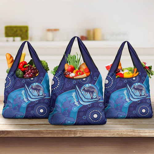 Australia Ngarrindjeri Grocery Bag Animal Aboriginal Art