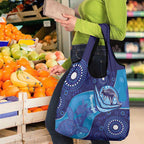 Australia Ngarrindjeri Grocery Bag Animal Aboriginal Art