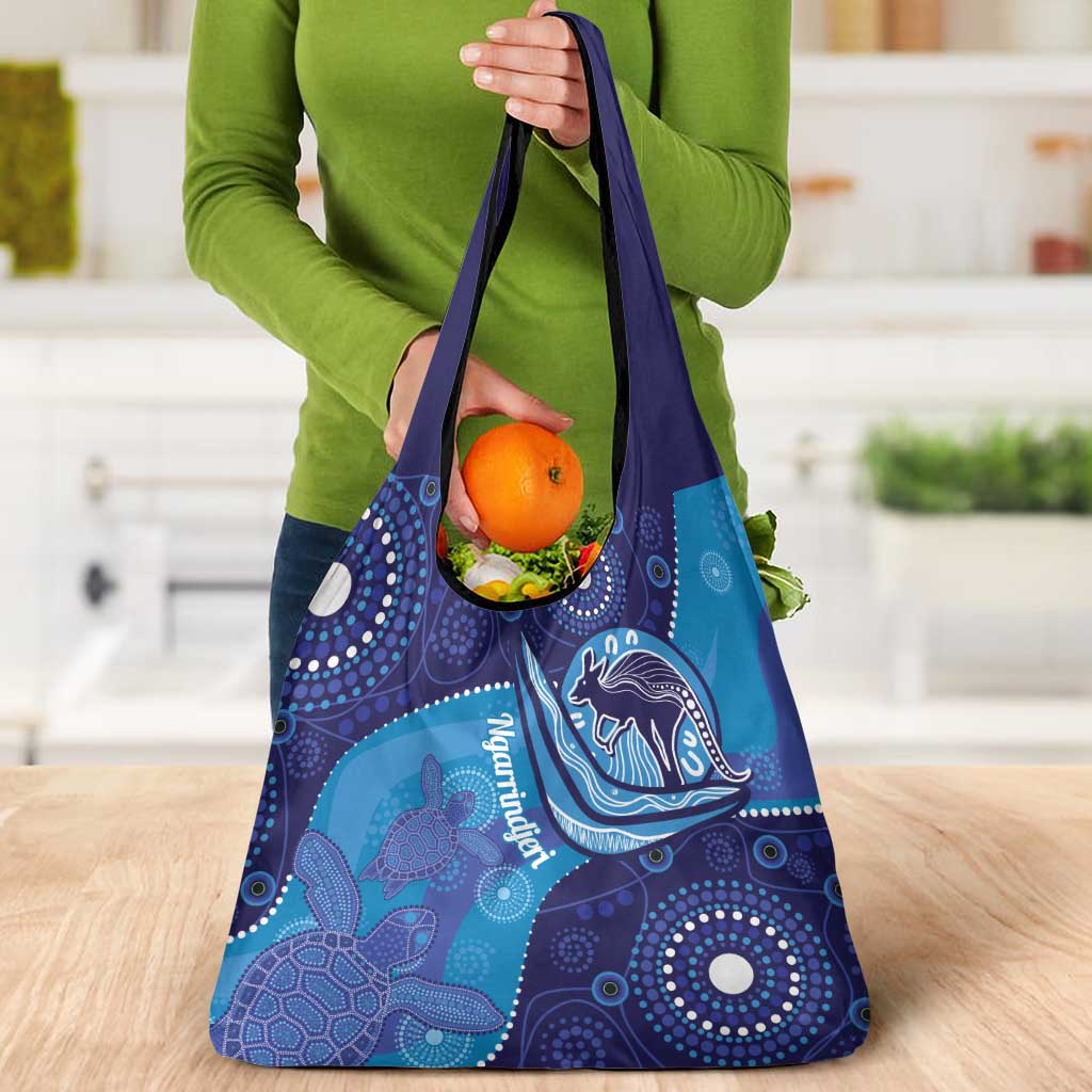 Australia Ngarrindjeri Grocery Bag Animal Aboriginal Art