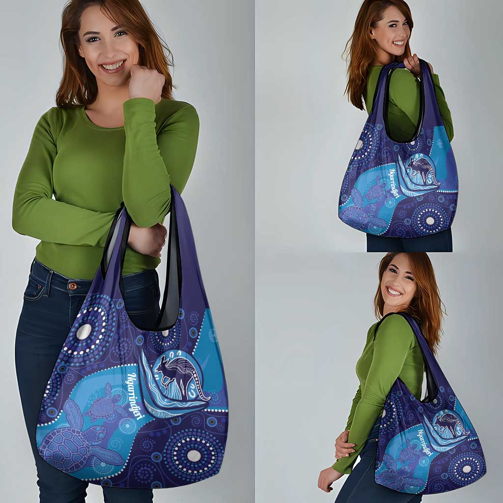 Australia Ngarrindjeri Grocery Bag Animal Aboriginal Art