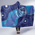 Australia Ngarrindjeri Hooded Blanket Animal Aboriginal Art