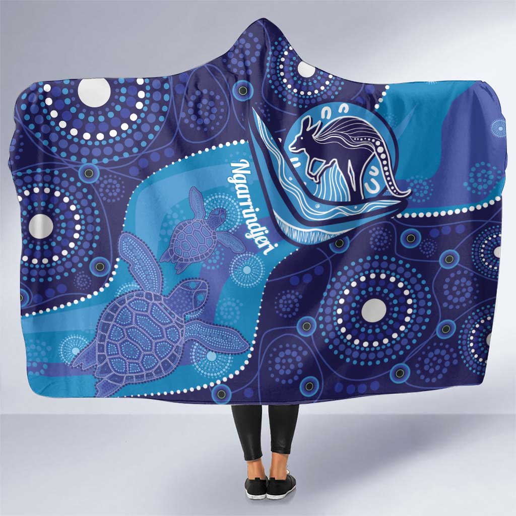 Australia Ngarrindjeri Hooded Blanket Animal Aboriginal Art