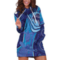 Australia Ngarrindjeri Hoodie Dress Animal Aboriginal Art