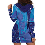 Australia Ngarrindjeri Hoodie Dress Animal Aboriginal Art