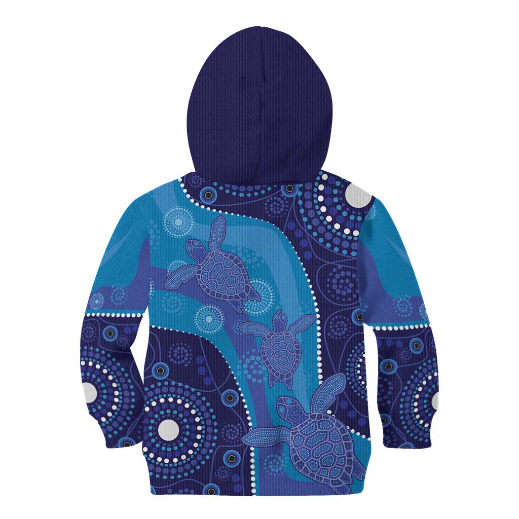 Australia Ngarrindjeri Kid Hoodie Animal Aboriginal Art