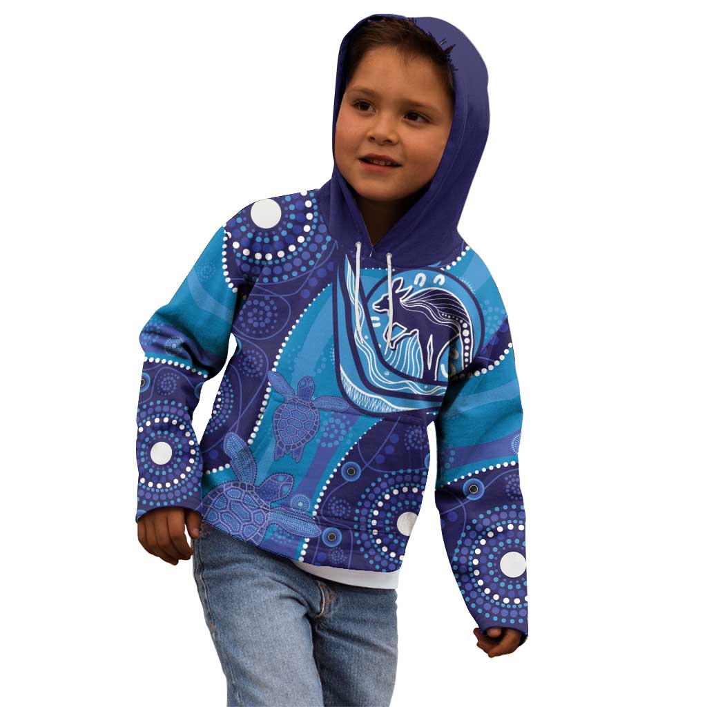 Australia Ngarrindjeri Kid Hoodie Animal Aboriginal Art