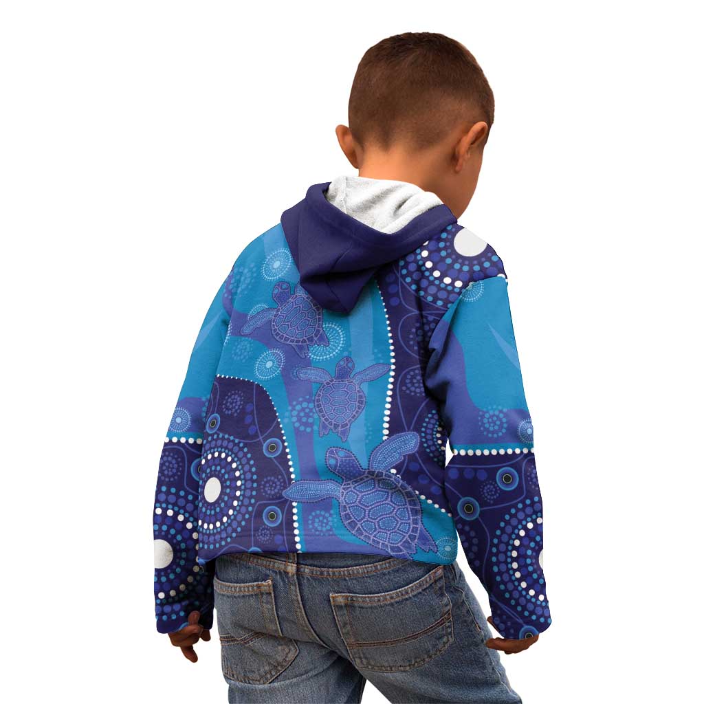 Australia Ngarrindjeri Kid Hoodie Animal Aboriginal Art
