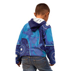 Australia Ngarrindjeri Kid Hoodie Animal Aboriginal Art