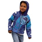 Australia Ngarrindjeri Kid Hoodie Animal Aboriginal Art