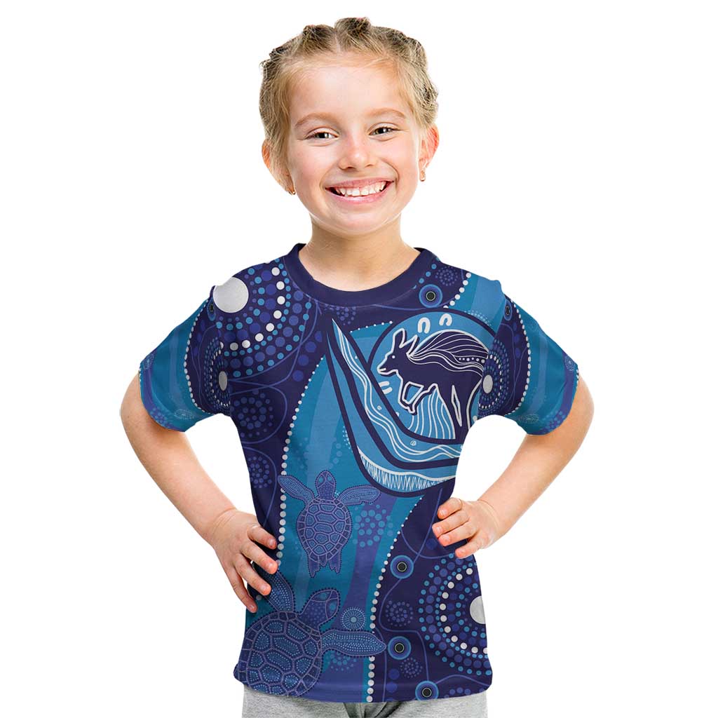 Australia Ngarrindjeri Kid T Shirt Animal Aboriginal Art