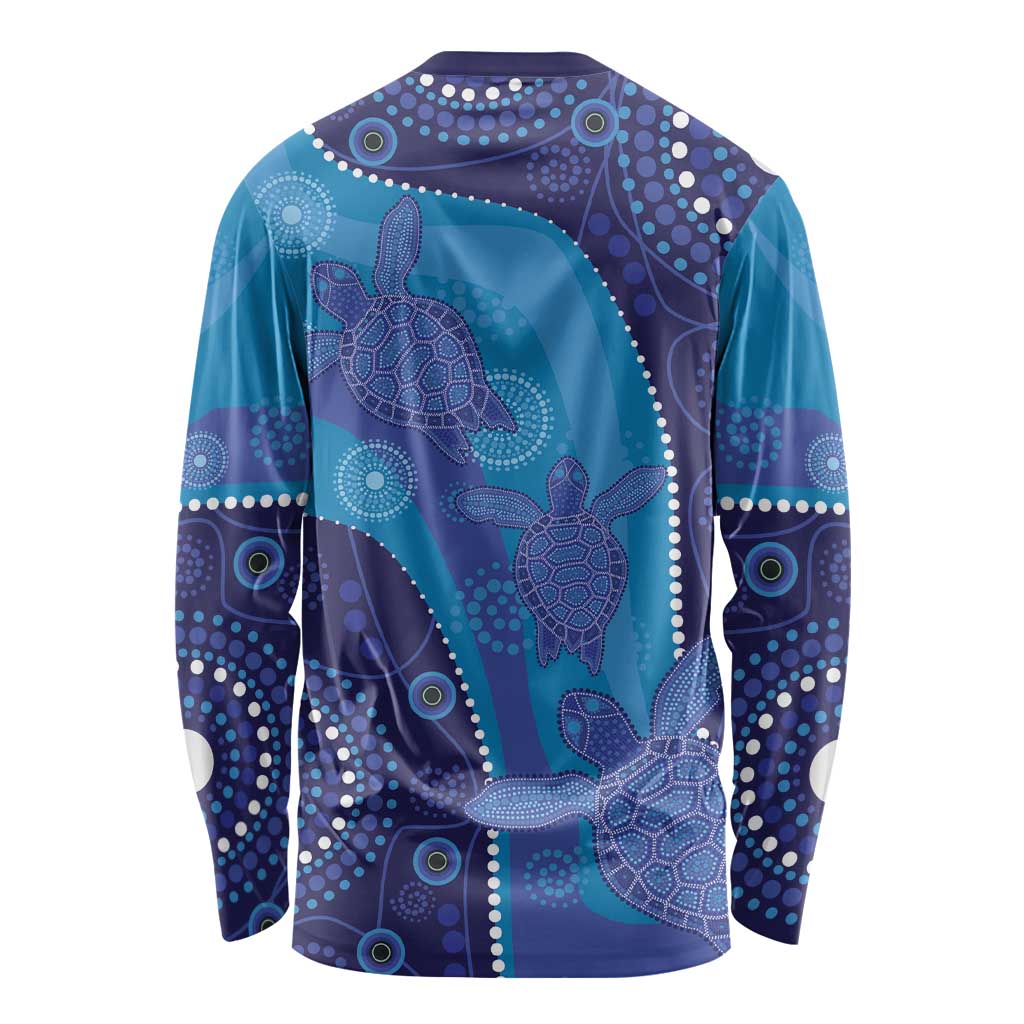 Australia Ngarrindjeri Long Sleeve Shirt Animal Aboriginal Art